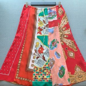 Laundry silk skirt